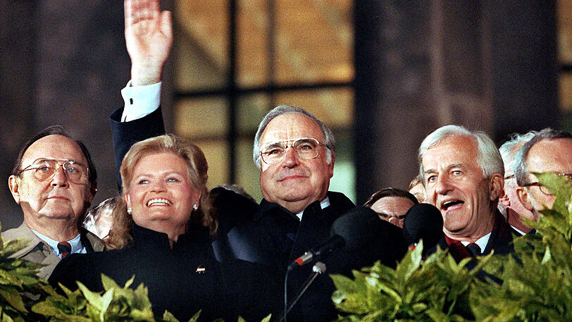 Helmut Kohls größter Moment: Bei der Berliner Einheitsfeier am 3. Oktober 1990.