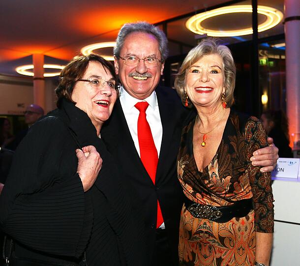 Christian Ude, Ehefrau Edith von Welser Ude und Jutta Speidel