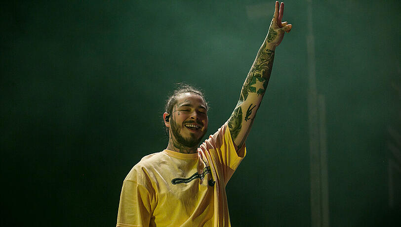 Hat gut lachen: US-Rapper Post Malone Hat gut lachen: US-Rapper Post Malone