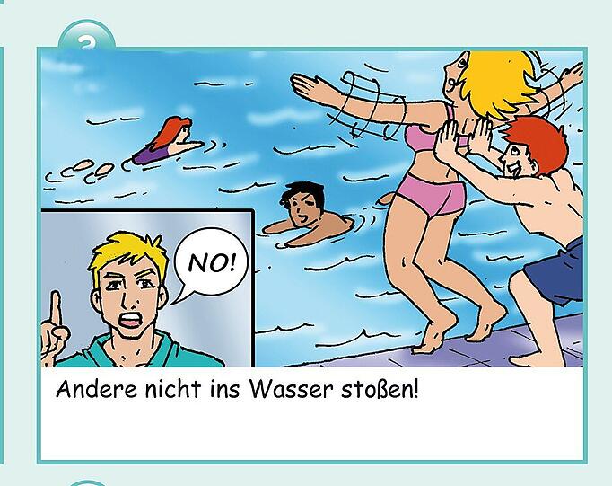 Regel 3: Nicht schubsen!