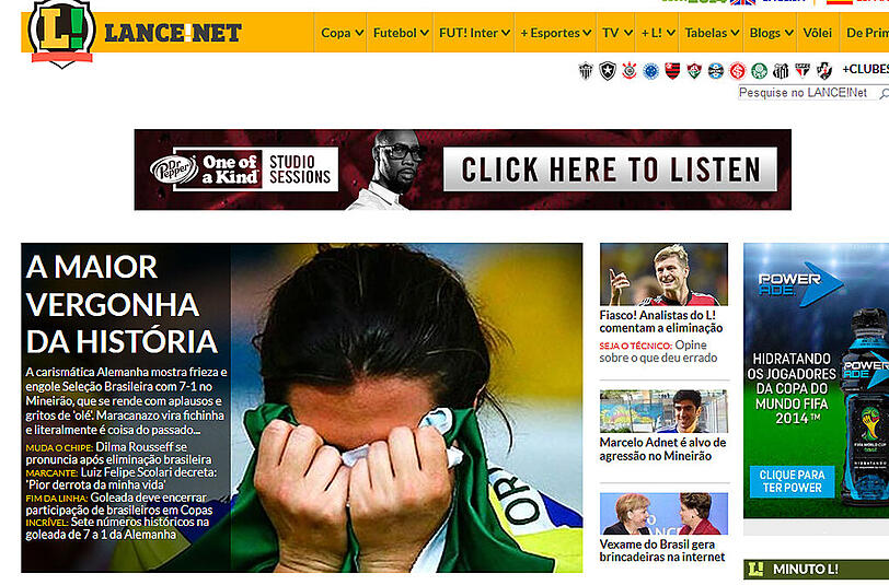 lacente.com.br (Brasilien): "Die größte Schande der Geschichte"