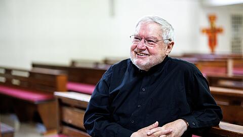 Anselm Bilgri in der Kirchengemeinde St. Willibrord.