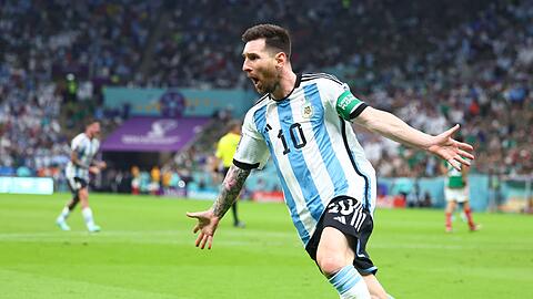 Superstar Lionel Messi erlöste Argentinien mit dem Treffer zum 1:0.