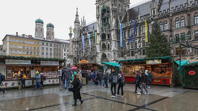 Am Marienplatz kostet die Tasse Glühwein nicht mehr als 2022.