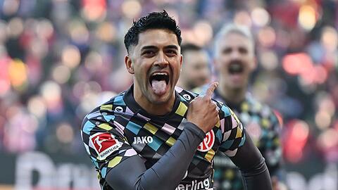 Hatte allen Grund zum Lachen: Nadiem Amiri.