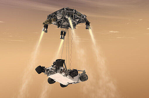 Die US-amerikanische Raumsonde Curiosity landet auf dem Mars und versorgt die Welt mit atemberaubenden Bildern.