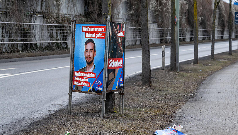 Markus Walbrunn, der OB-Kandidat der AfD, erzielt 4,4 Prozent bei den Münchnern. Markus Walbrunn, der OB-Kandidat der AfD, erzielt 4,4 Prozent bei den Münchnern.