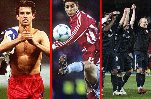 Die Champions-League-Viertelfinalspiele der Bayern im Überblick. Klicken Sie durch die Bilderstrecke.