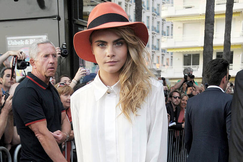 Topmodel Cara Delevingne ist großer Fan von Maison Michels Hüten