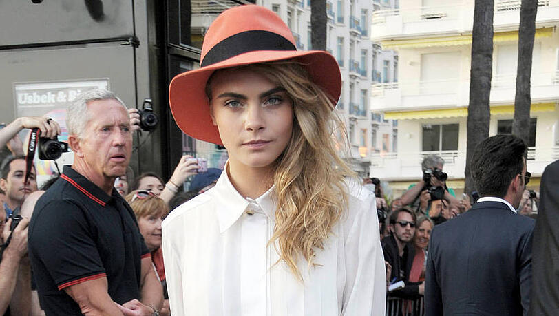 Topmodel Cara Delevingne ist großer Fan von Maison Michels Hüten Topmodel Cara Delevingne ist großer Fan von Maison Michels Hüten