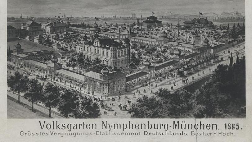 Der Volksgarten, der größte "Amüsierpark" im Deutschen Reich.