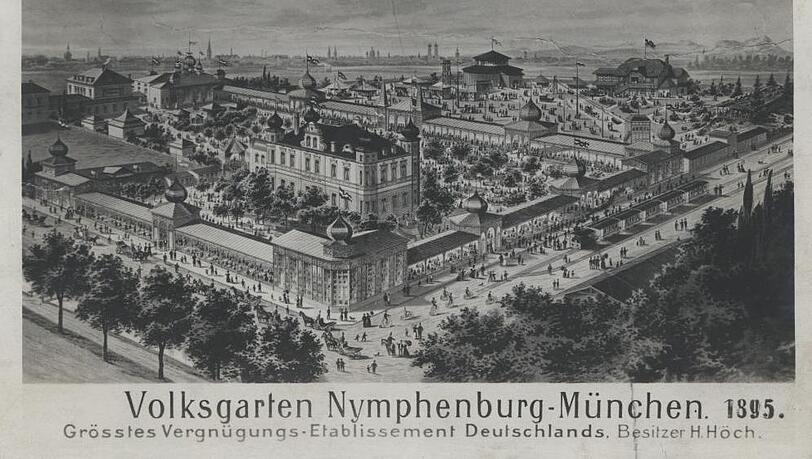 Der Volksgarten, der größte "Amüsierpark" im Deutschen Reich.