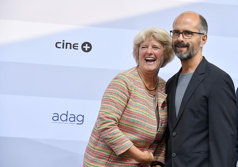 Christoph Maria Herbst und Kulturstaatsministerin Monika Grütters