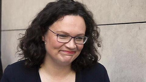 Die frühere SPD-Chefin Andrea Nahles erwägt, im September ihr Bundestagsmandat niederzulegen.