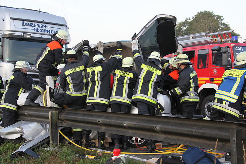 Bilder vom Unfallort.