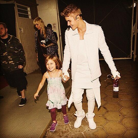 Geschwisterliebe: Justin Bieber mit seiner kleinen Schwester Jazmyn