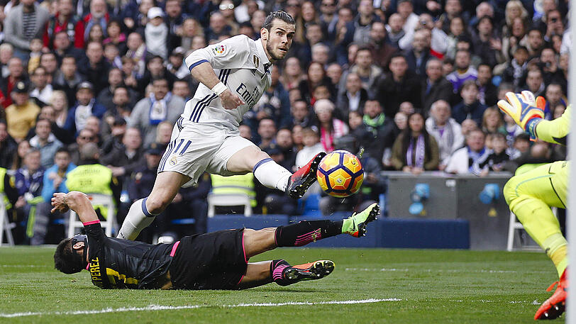 So kennt man ihn: Gareth Bale in Aktion.