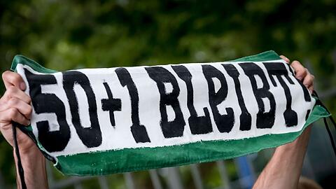 Die 50+1-Regel soll im deutschen Profifußball bestehen bleiben.