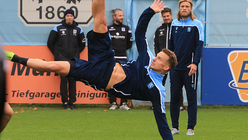 Maximilian Oesterhelweg beim Sechzig-Training Maximilian Oesterhelweg beim Sechzig-Training