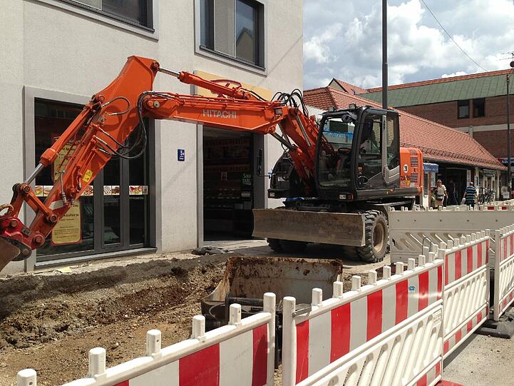 Jahrelang herrschte in Pasing Baustelle. Eine fotografische Langzeit-Dokumentation ist derzeit im Ebenböckhaus zu sehen.