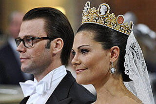 Das Brautpaar Victoria von Schweden und ihr Daniel