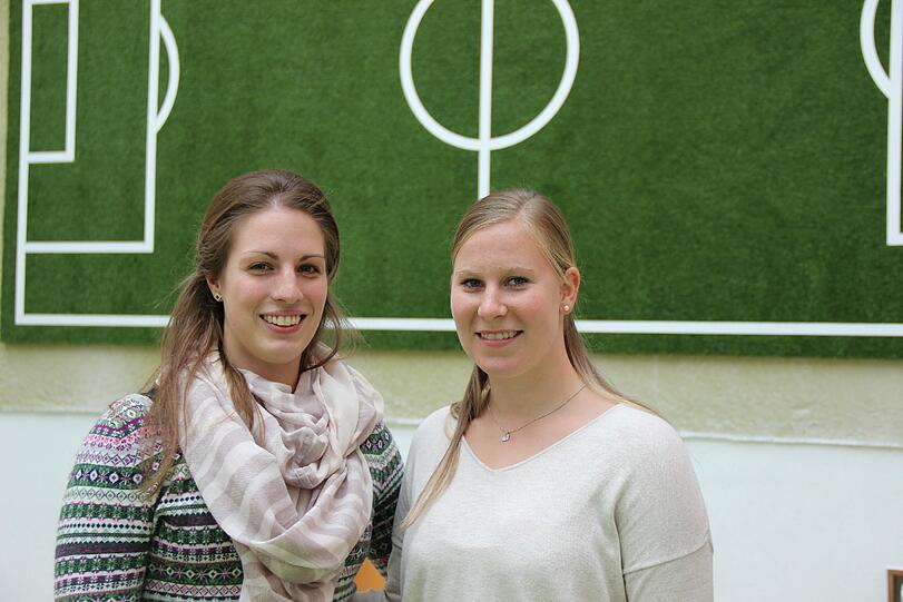 Junge Leitung: Stefanie Schwenter (26, l.) Christina Spiegel (ebenfalls 26).
