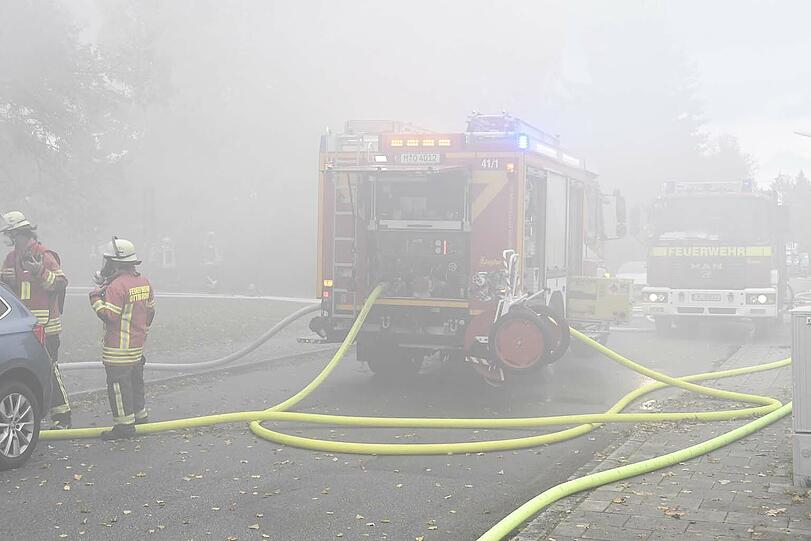 Die Bilder vom Feuerwehreinsatz in Ottobrunn.