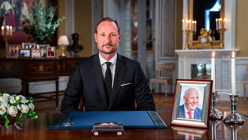 K&ouml;nig Haakon VIII. hat seine erste Rede an die Nation gehalten.