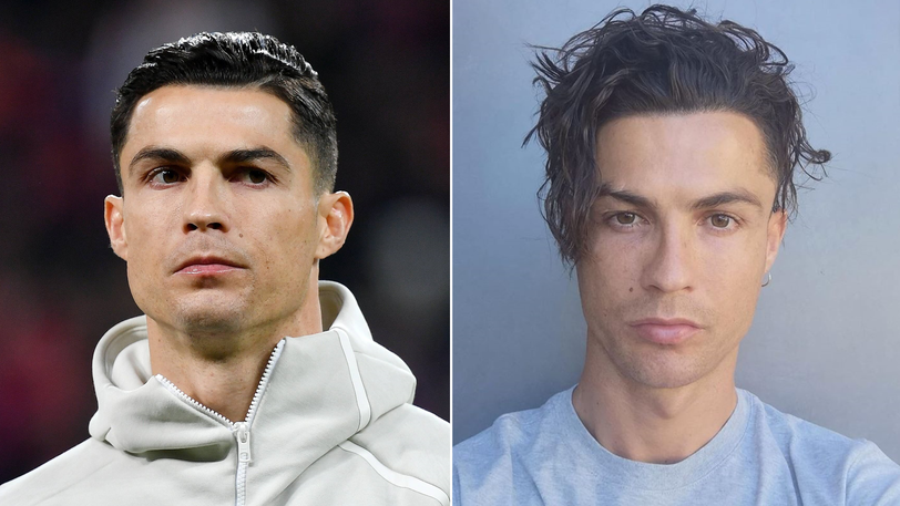 Christiano Ronaldo präsentiert seine neue Lockenpracht auf Instagram.
