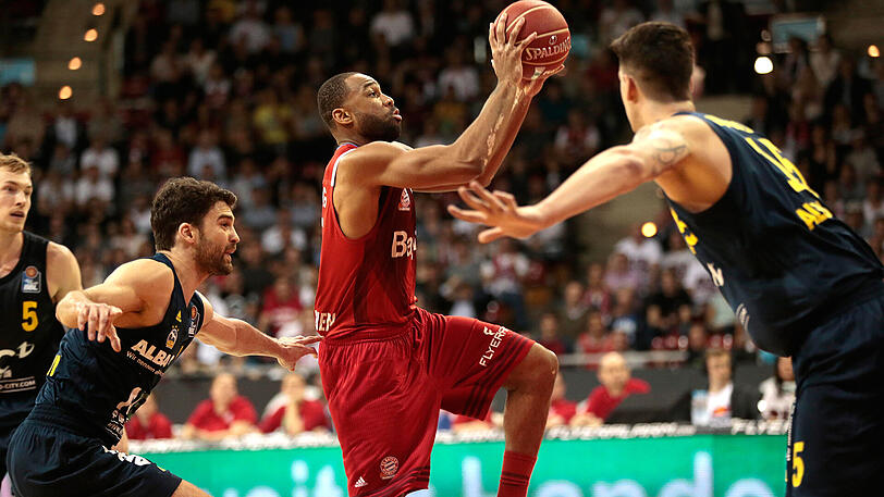 Reggie Redding im Spiel des FC Bayern gegen Alba Berlin.