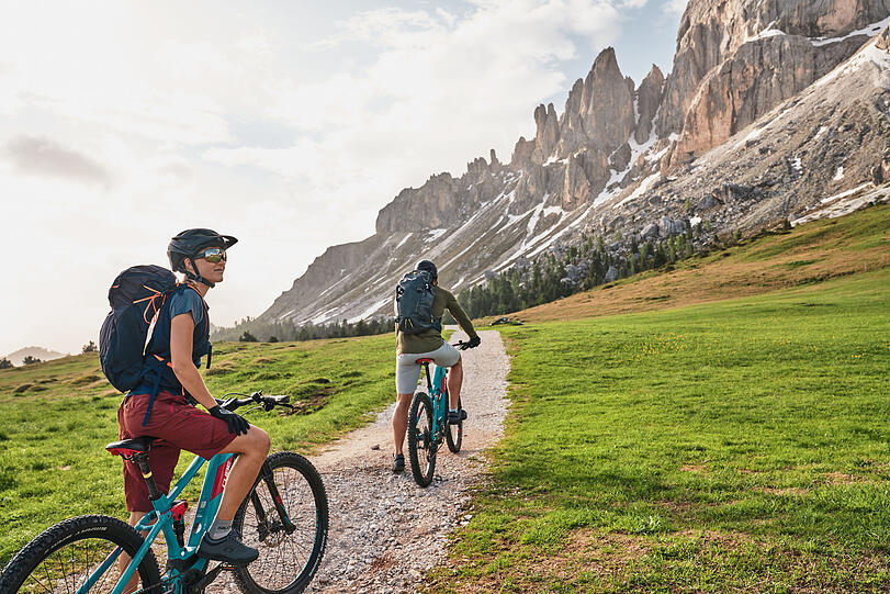 Das Pustertal ist perfekt zum mountainbiken.