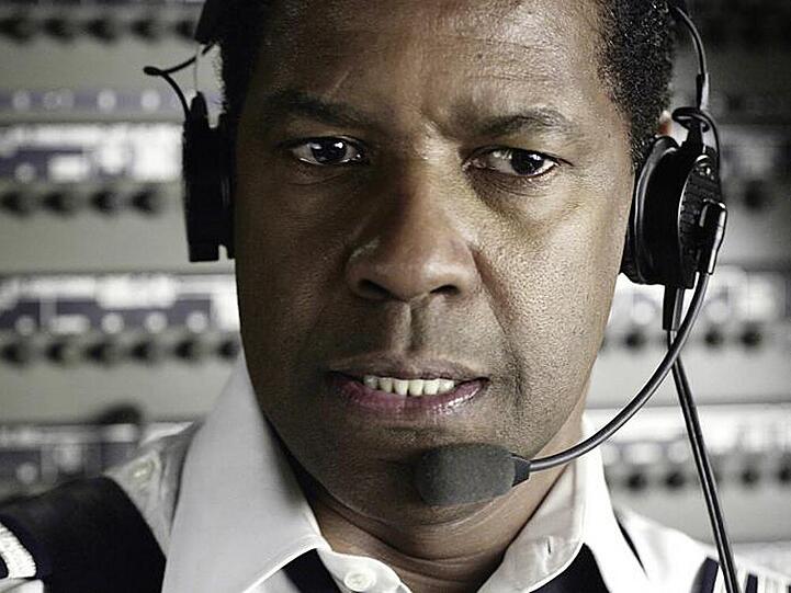 Denzel Washington als Pilot Whip Whitaker in "Flight"