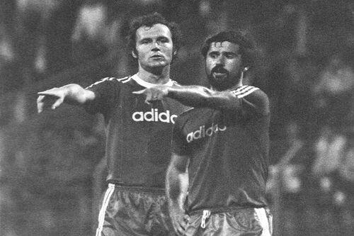 Gerd Müller (re.), hier mit Franz Beckenbauer wurdedank seiner Tore einst zum "Bomber der Nation".