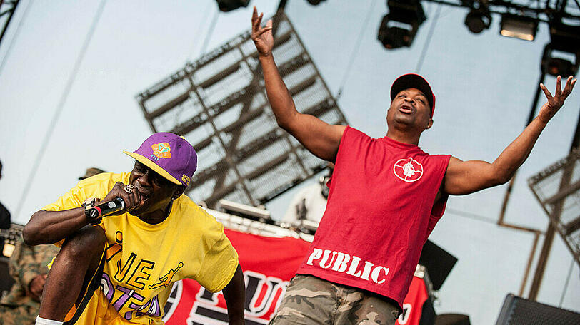 Chuck D und Flavor Flav (l.) werden in Zukunft nicht mehr gemeinsam auf der Bühne stehen.