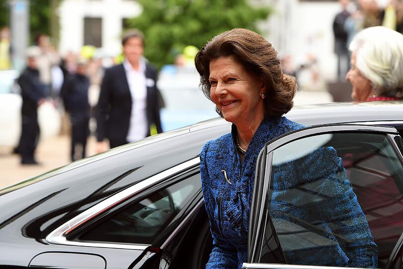 Königin Silvia von Schweden bei ihrem Besuch in Düsseldorf