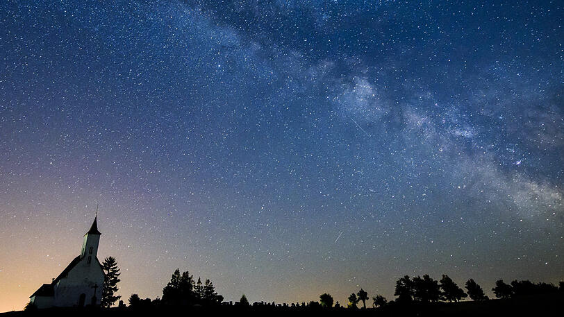 Blick auf die Milchstraße - für dieses Bild aufgenommen in Gemersky Jablonec (Slowakei).