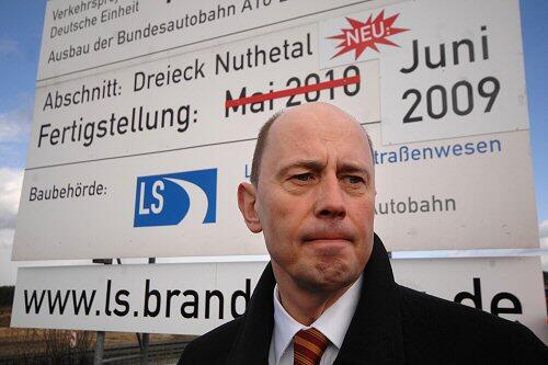 Nach Meinung von Tiefensee wurde der Osten nicht bevorzugt