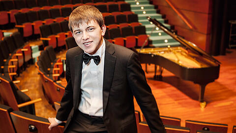 Der erst 21-jährige Pianist Filippo Gorini.