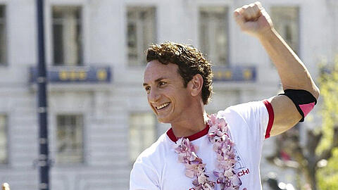 Sean Penn als schwuler Politiker Harvey Milk.