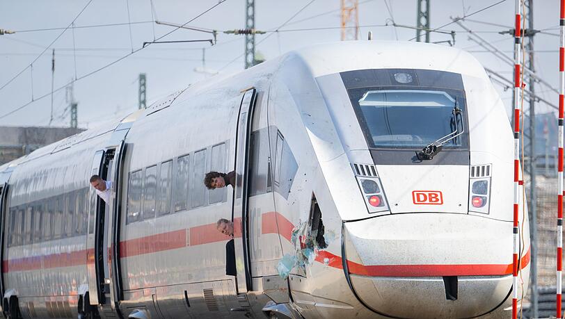 Schreck auf der ICE-Strecke Fulda-Hanau.