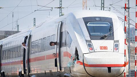 Schreck auf der ICE-Strecke Fulda-Hanau.