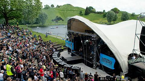 In München sind Open-Air-Flächen für 5.000 bis 20.000 Zuschauer - wie hier im Olympiapark - knapp.