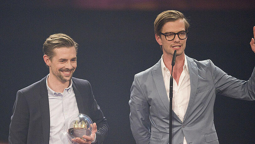 Joko Winterscheid und Klaas Heufer-Umlauf bei der 1Live Krone in der Jahrhunderthalle in Bochum Joko Winterscheid und Klaas Heufer-Umlauf bei der 1Live Krone in der Jahrhunderthalle in Bochum