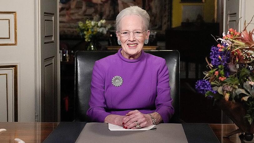 Königin Margrethe II. bei ihrer Neujahrsansprache.