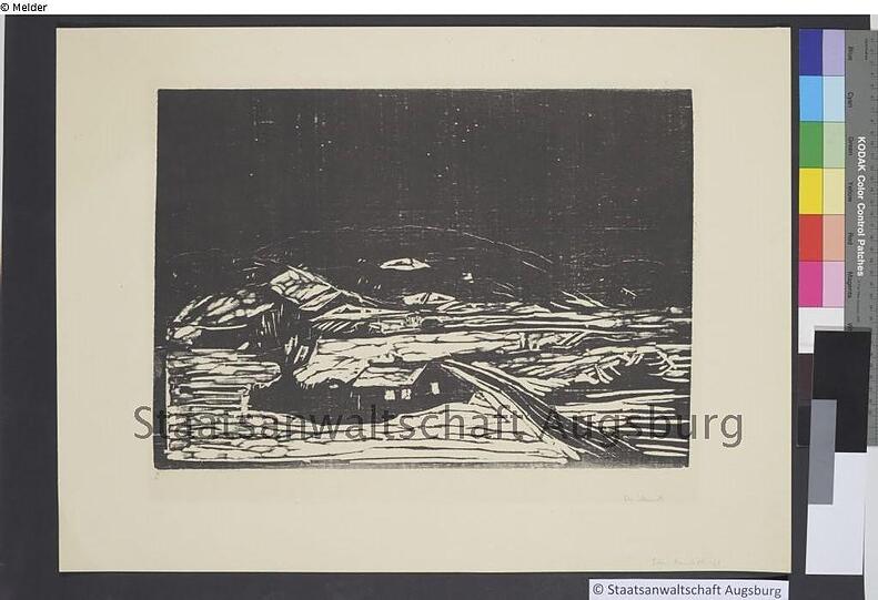 Edvard Munch: "Grosse Schneelandschaft"