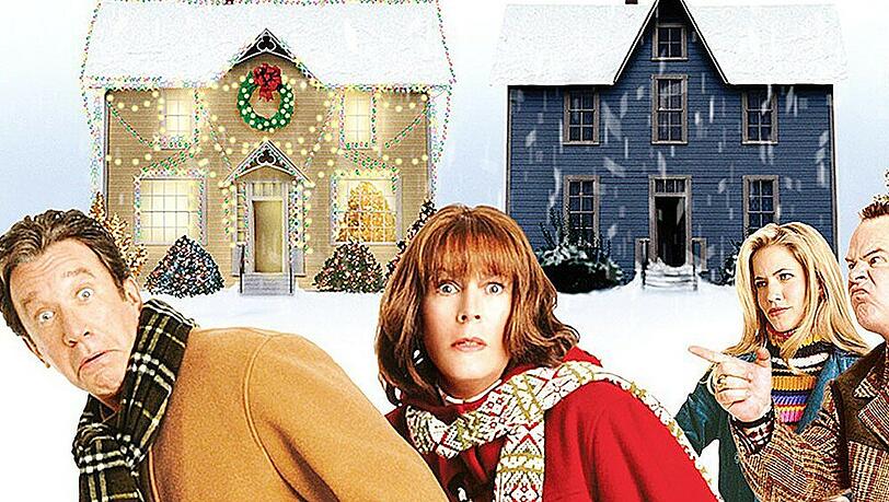 Plakatmotiv zum Film "Verrückte Weihnachten" mit Luther (Tim Allen) und Nora (Jamie Lee Curtis, vorne). Plakatmotiv zum Film "Verrückte Weihnachten" mit Luther (Tim Allen) und Nora (Jamie Lee Curtis, vorne).