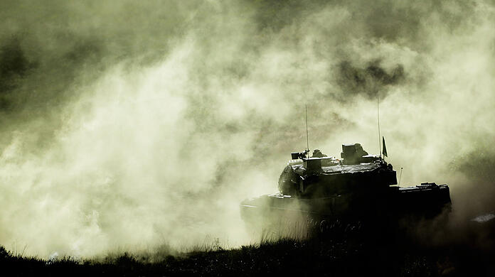 Ein Kampfpanzer Leopard 2. Deutschland brauche eine Rüstungsindustrie für die Kernfähigkeiten, sagt Klaus Wittmann.