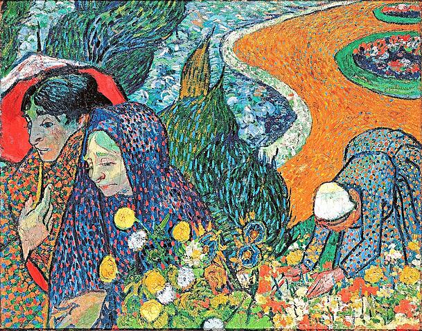 "Erinnerungen an den Garten in Etten" hat Vincent van Gogh auf dem Ölgemälde von 1888 festgehalten. "Erinnerungen an den Garten in Etten" hat Vincent van Gogh auf dem Ölgemälde von 1888 festgehalten.