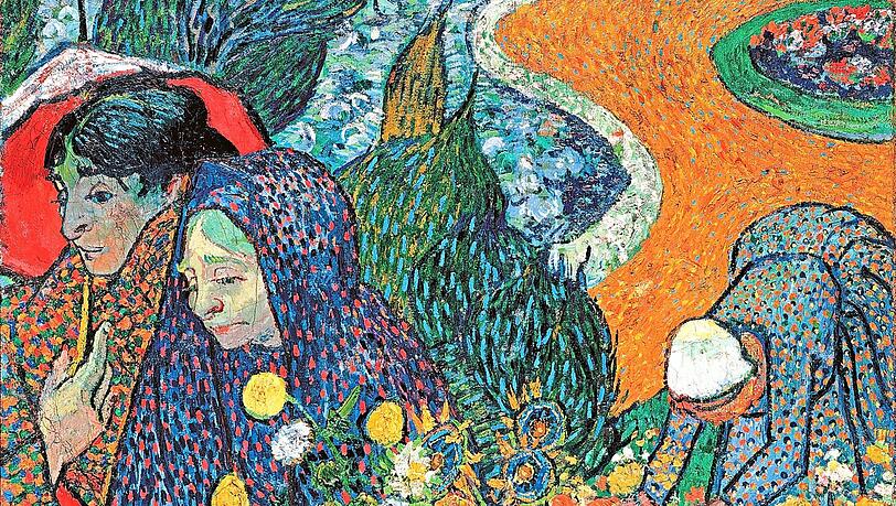 "Erinnerungen an den Garten in Etten" hat Vincent van Gogh auf dem Ölgemälde von 1888 festgehalten. "Erinnerungen an den Garten in Etten" hat Vincent van Gogh auf dem Ölgemälde von 1888 festgehalten.