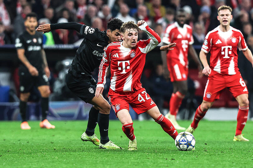 Wunder-Bursche des FC Bayern: Lennart Karl. Wunder-Bursche des FC Bayern: Lennart Karl.